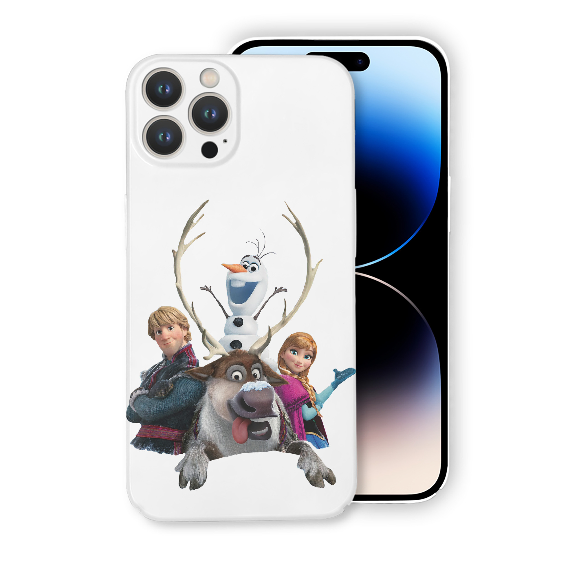 （画像用） アナと雪の女王 アンナ エルサ Frozen Anna Elsa 【iPhone 14シリーズ対応】ハードケース